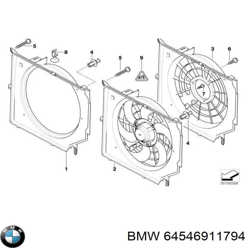 64546911794 BMW 