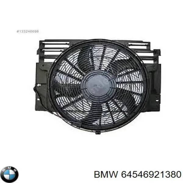 Диффузор радиатора кондиционера, в сборе с крыльчаткой и мотором BMW 64546921380 цена, от 253.39 USD
