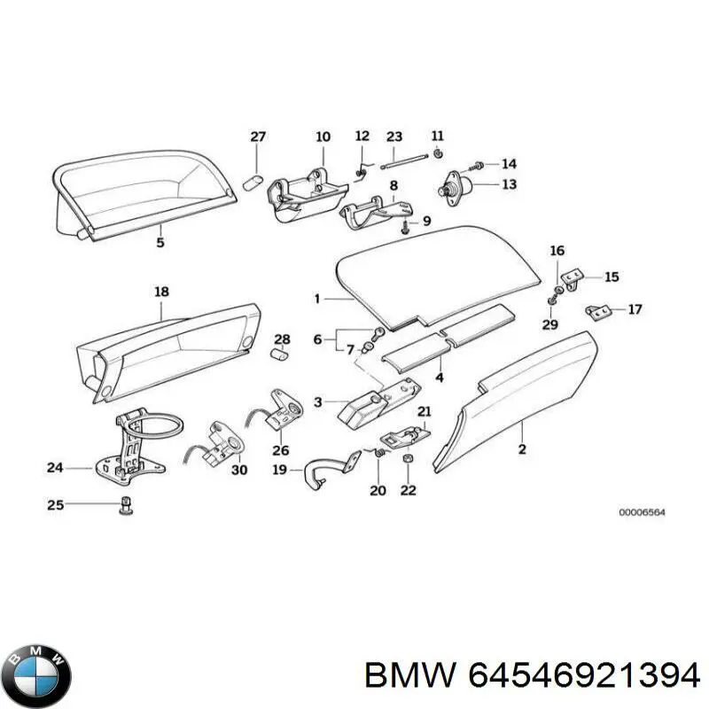  BMW 64546921394 цена, от 732.75 USD