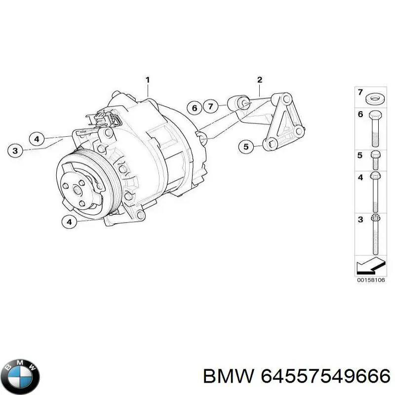 64557549666 BMW 