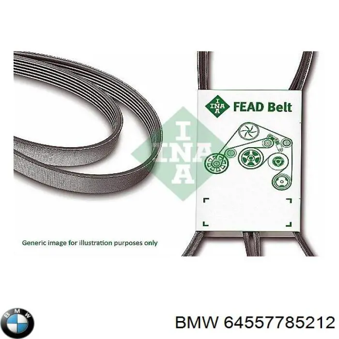 Клиновый ремень BMW 64557785212 цена, от 6.30 USD