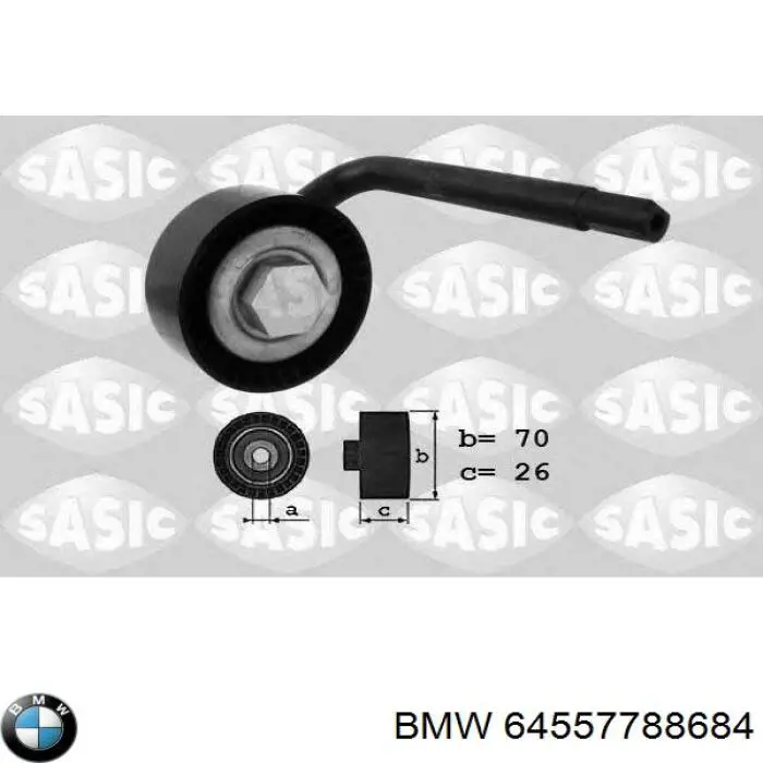 Купить 64557788684 BMW Натяжной ролик