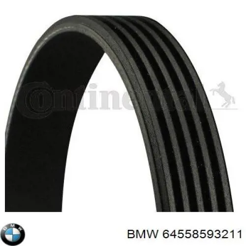 64558593211 BMW Поликлиновый ремень