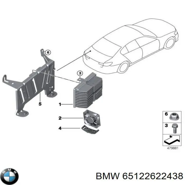  65122622438 BMW