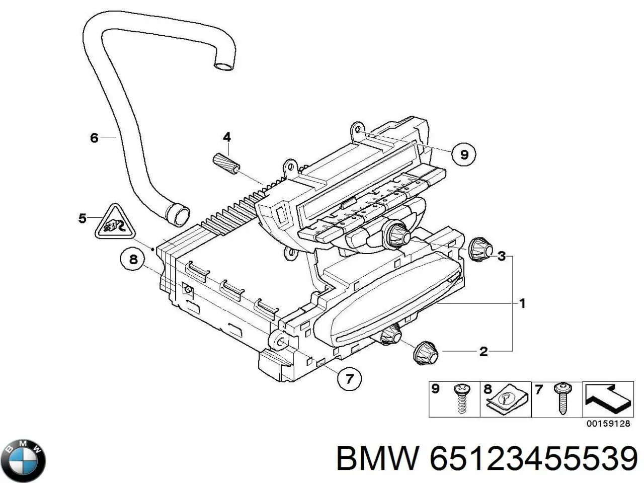 Купить 65123455539 BMW Заводская магнитола
