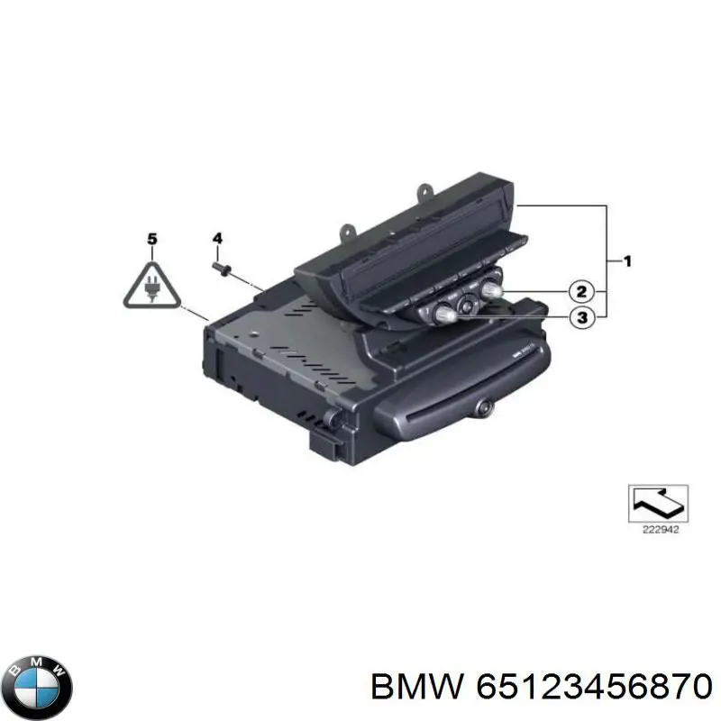 65123456870 BMW Радиоприемник