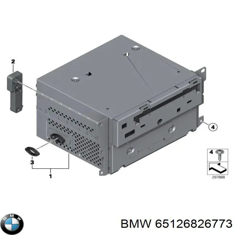 Магнитола (радио AM/FM) BMW 65126826773 цена, от 379.10 USD
