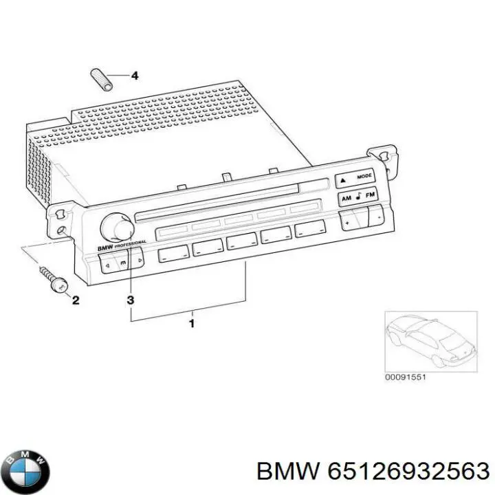 65126943453 BMW 