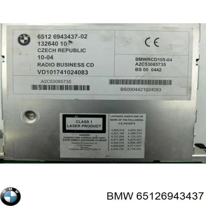  65124154935 BMW