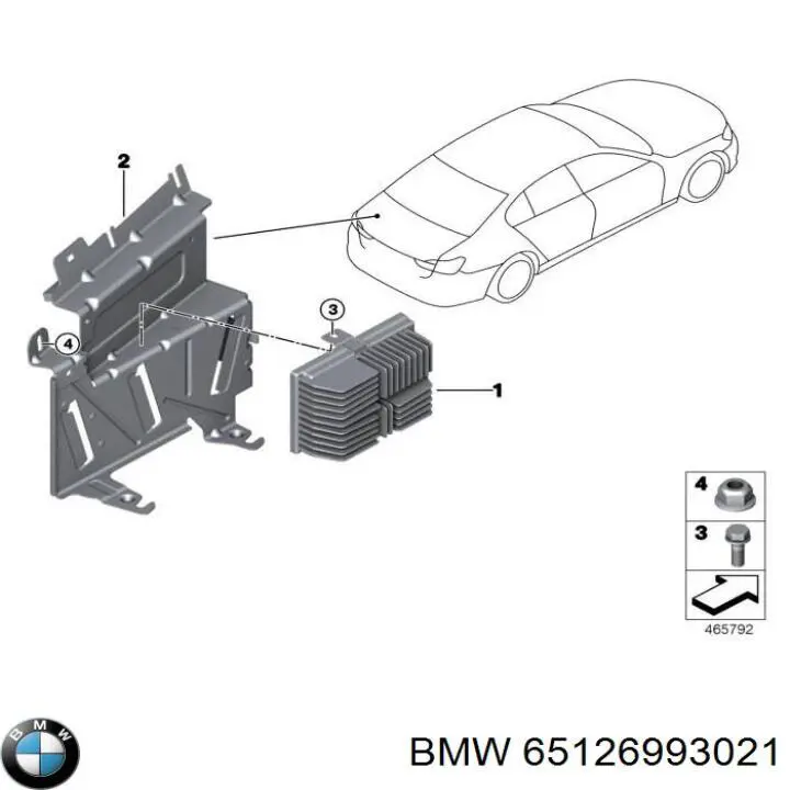  65126993021 BMW