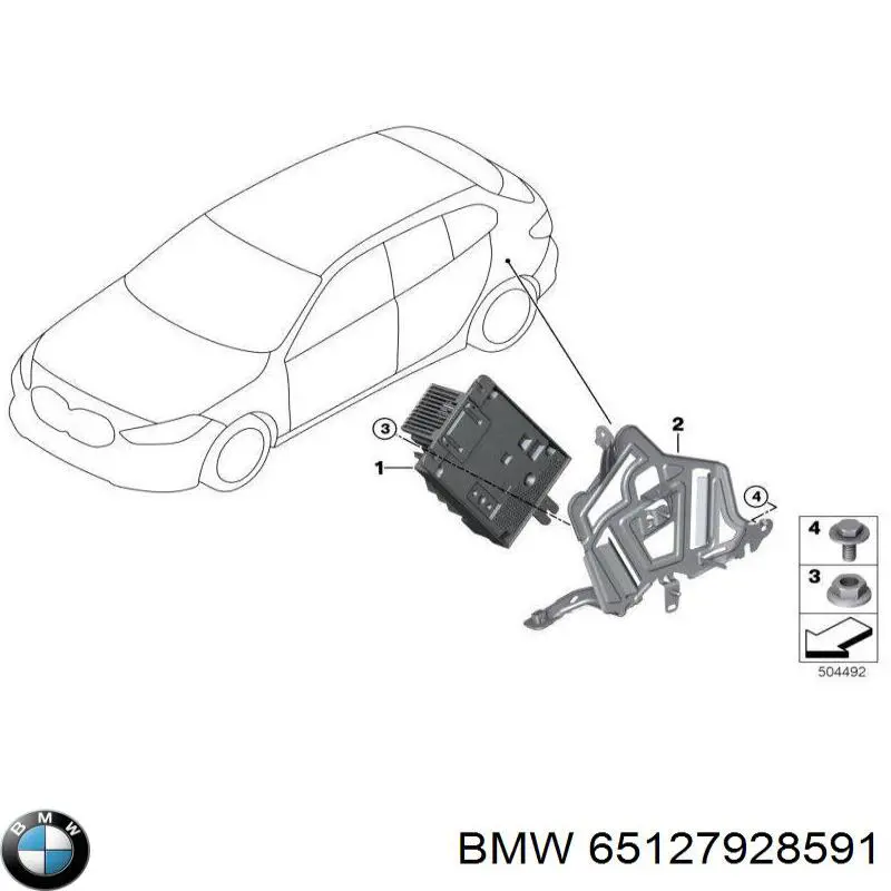 65127928591 BMW 