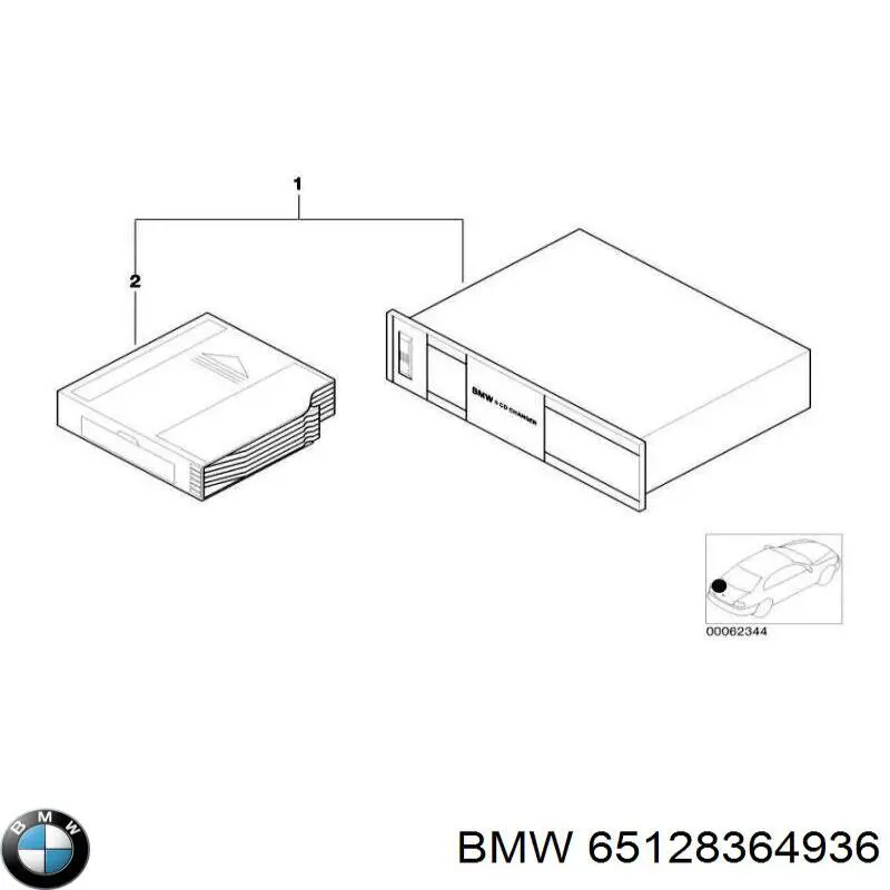  BMW 65126908950 цена, от 63.35 USD