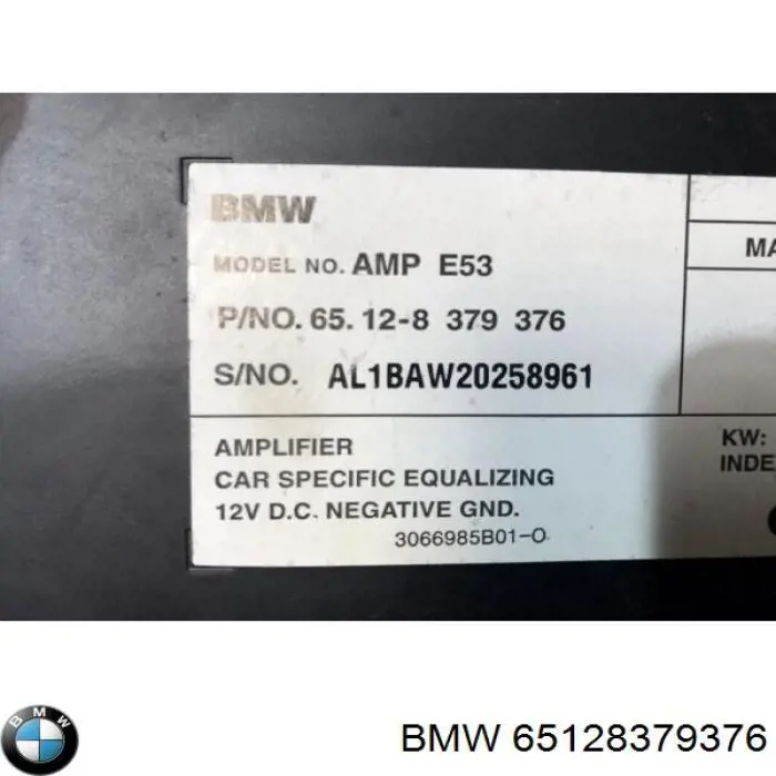 Усилитель звука аудиосистемы BMW 8379376 цена, от 265.96 USD