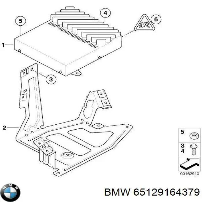 Усилитель звука аудиосистемы BMW 65129164379 цена, от 287.49 USD