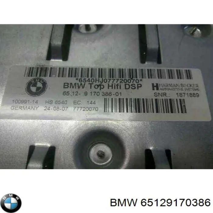  65129170386 BMW