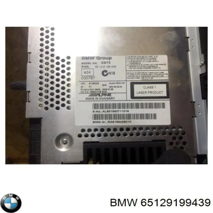 Автомагнитола BMW 65129199439