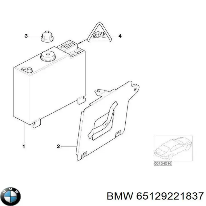 Купить 65129221837 BMW 