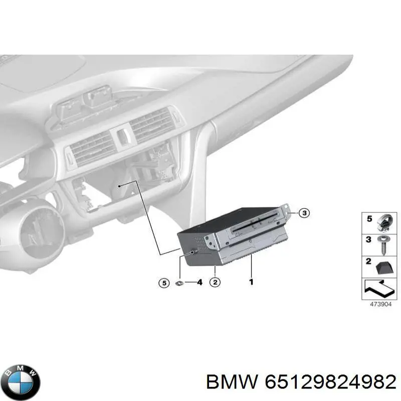  BMW 65128736161