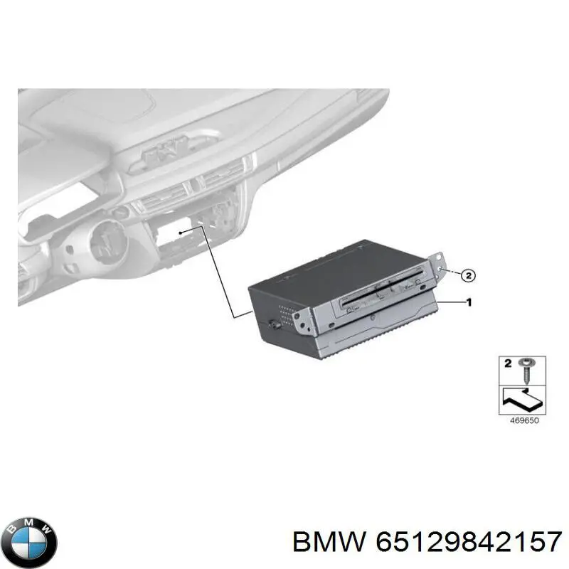 65125A16A49 BMW Радиоприемник