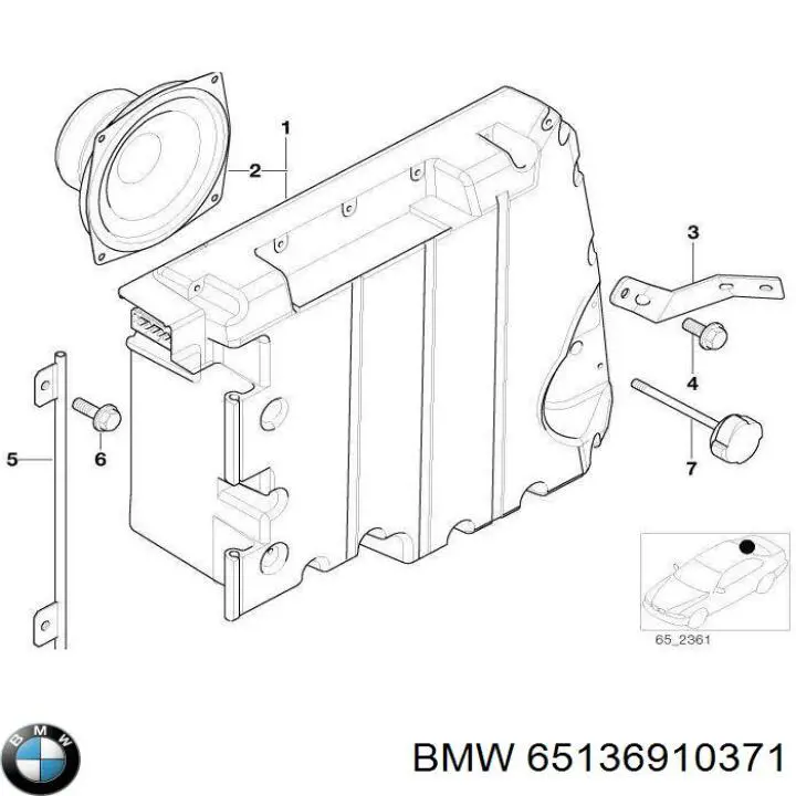  65136910371 BMW