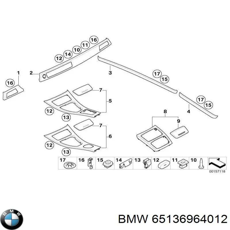 Купить 65136934025 BMW 