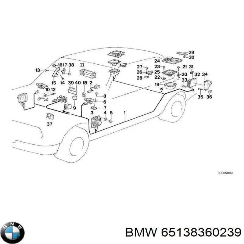 Купить 65138360239 BMW 