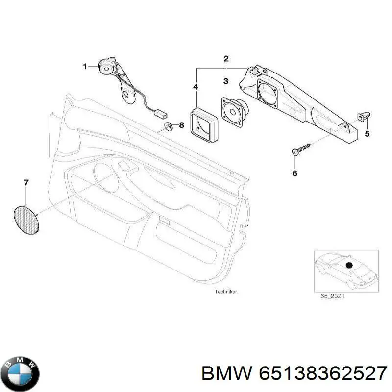  65138362527 BMW