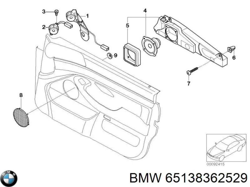  65138362529 BMW