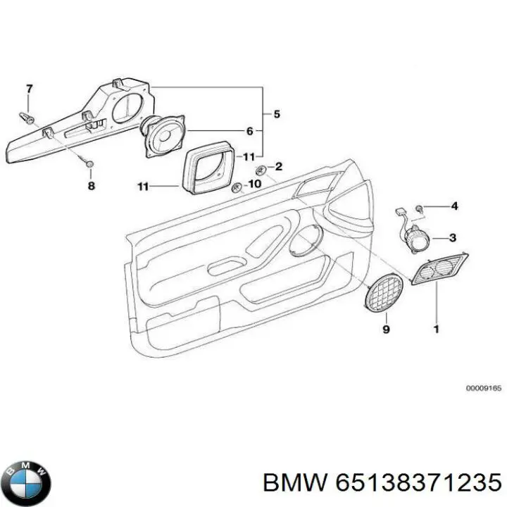 Купить 65138371235 BMW 