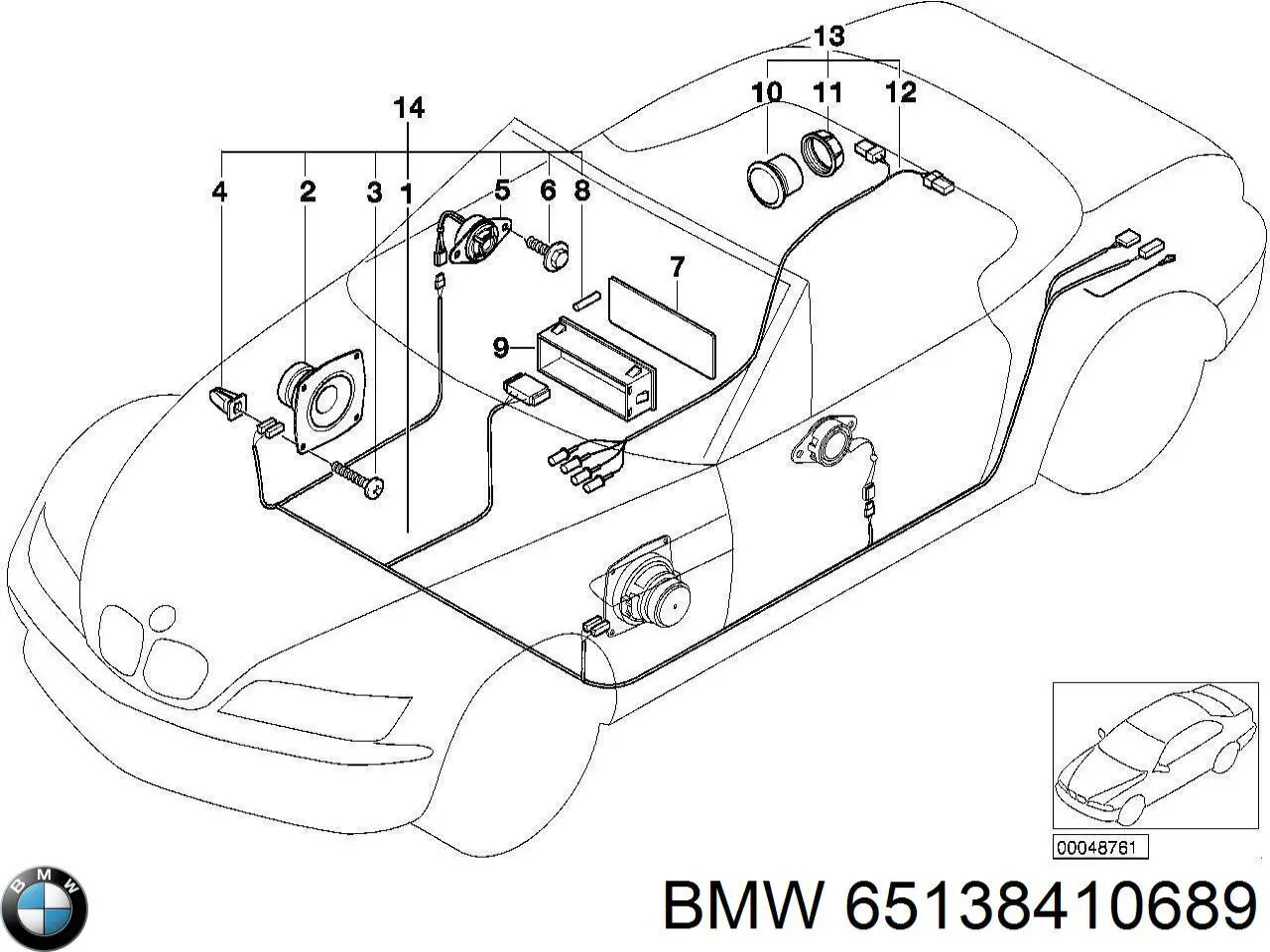  BMW 65138410689 цена, от 153.05 USD
