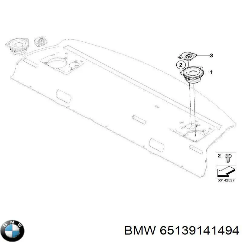Купить 65139141494 BMW Динамик задней двери