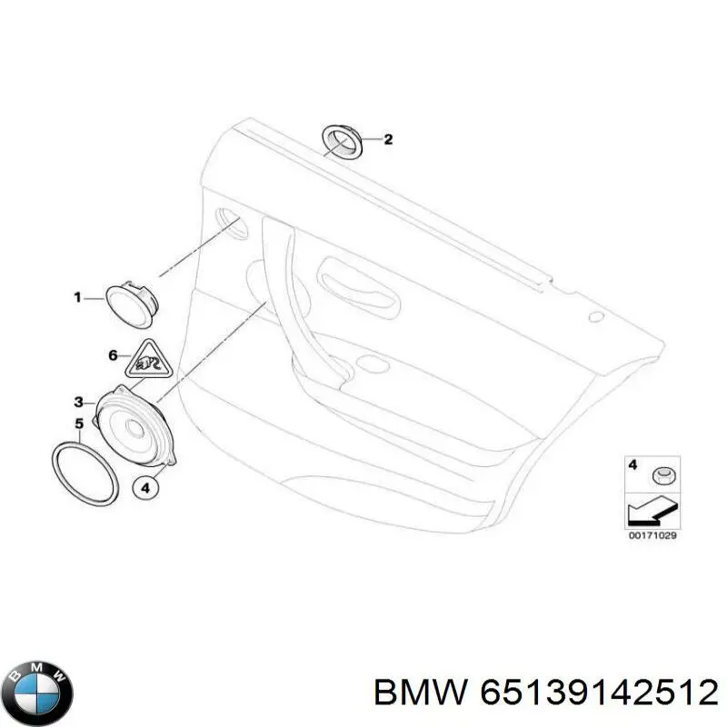 Динамик задней двери BMW 65139142512 цена, от 31.67 USD