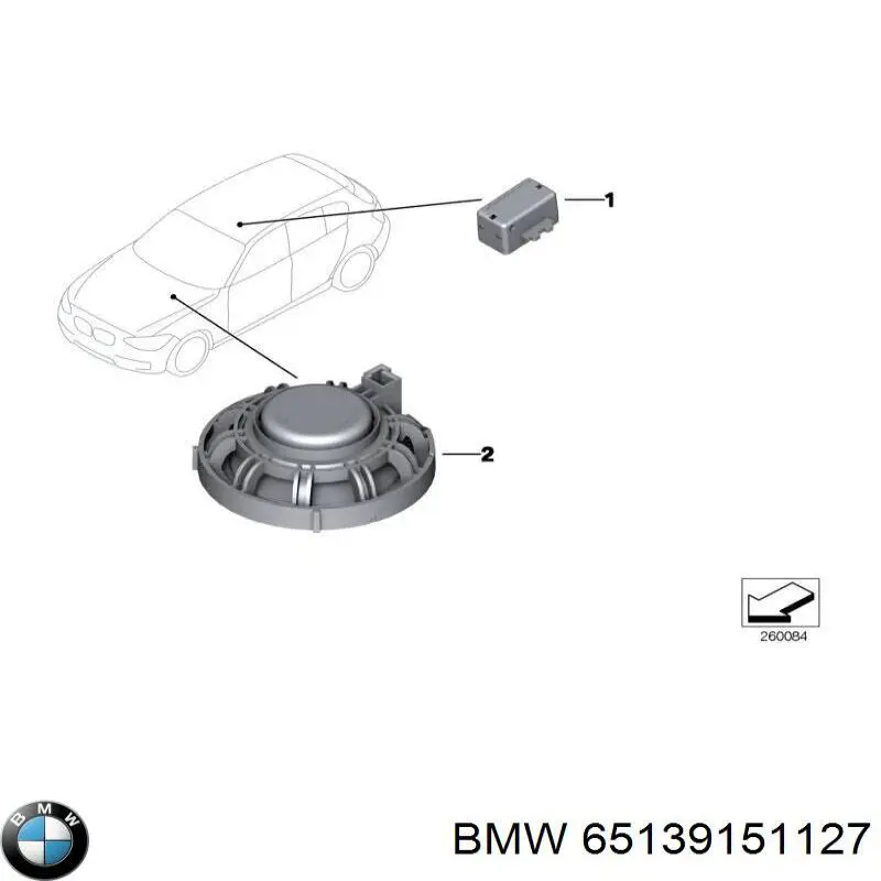 Динамик задней полки BMW 9151127 цена, от 3.05 USD