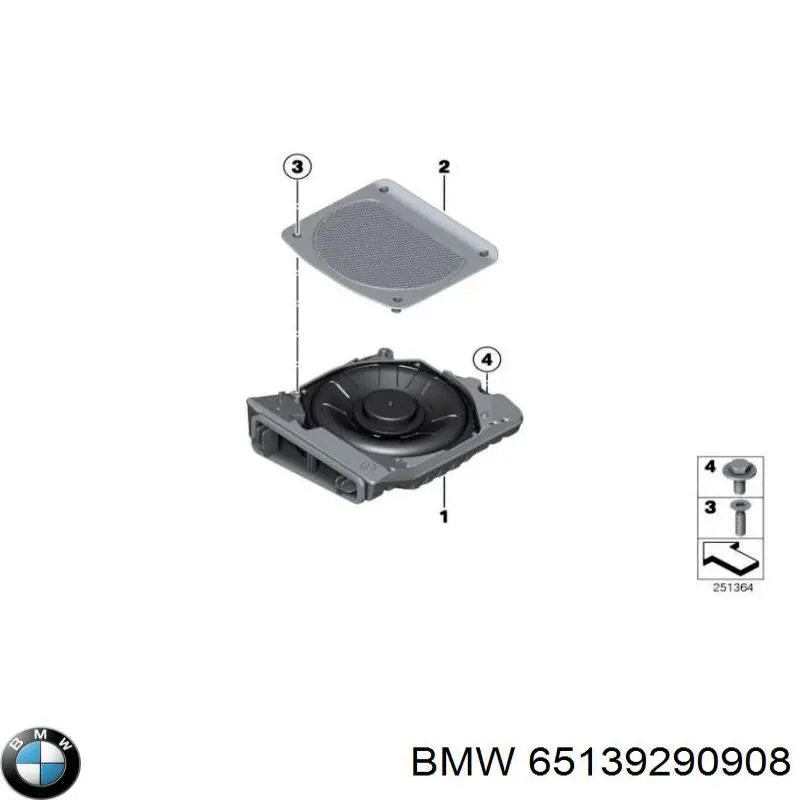  65139290908 BMW