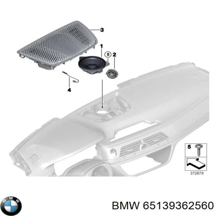 Динамик "торпедо" BMW 65139362560 цена, от 15.52 USD