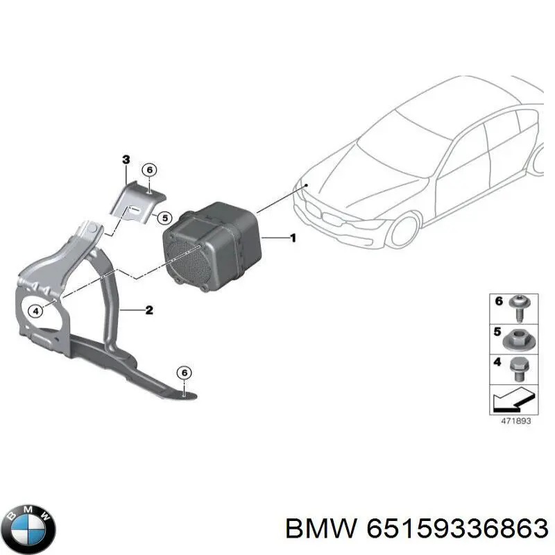  65159336863 BMW