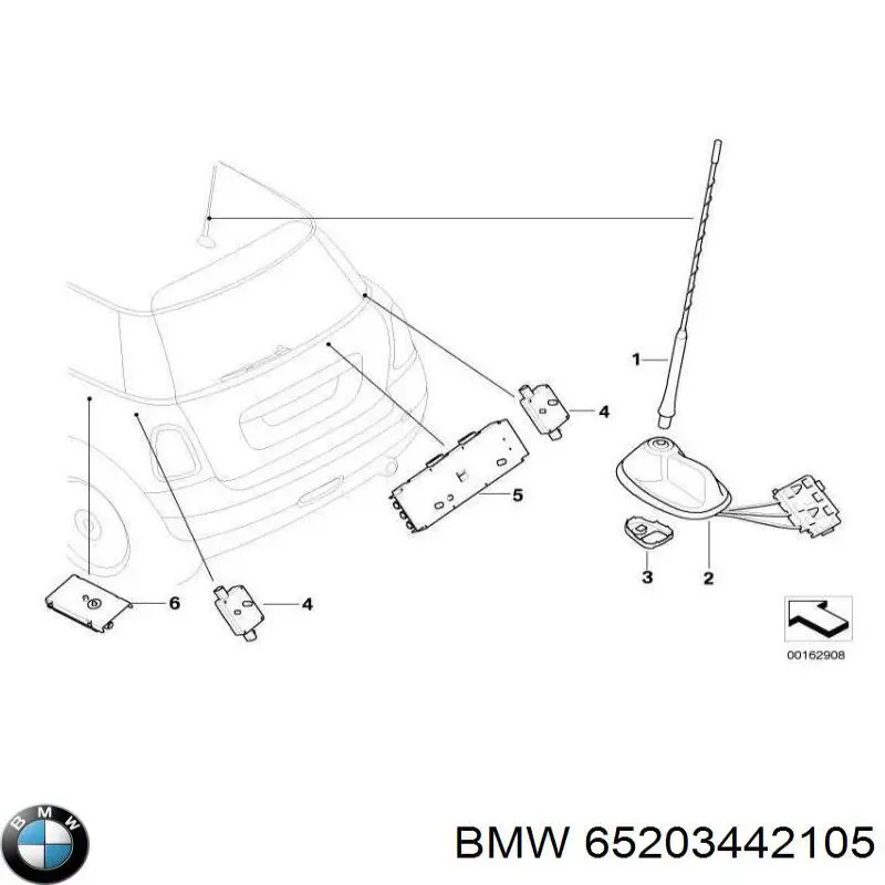 65203442105 BMW 