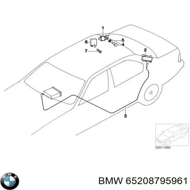 Антенна BMW 65208795961 цена, от 28.92 USD