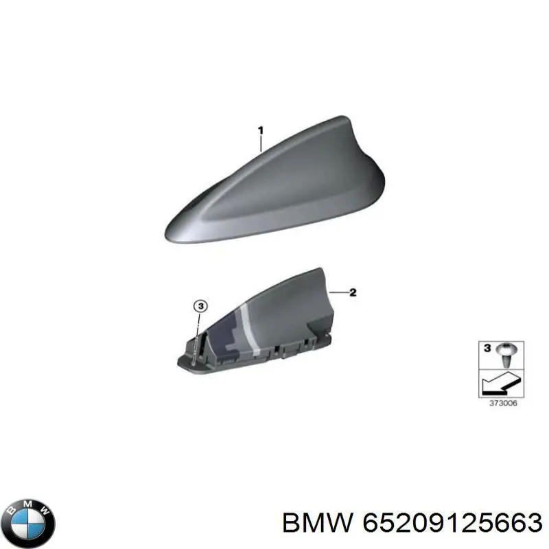 Шток антенны BMW 65209125663 цена, от 5.96 USD