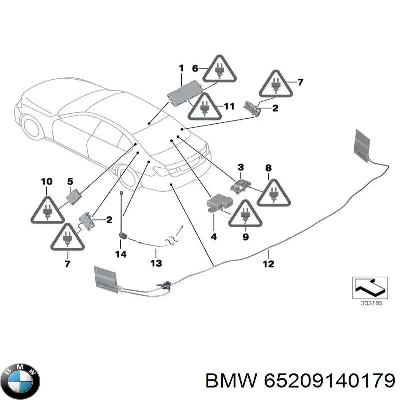  BMW 65209140179 цена, от 3.77 USD