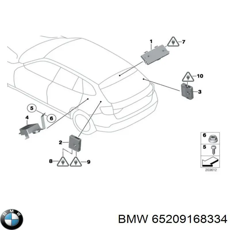  BMW 65209168334 цена, от 84.75 USD