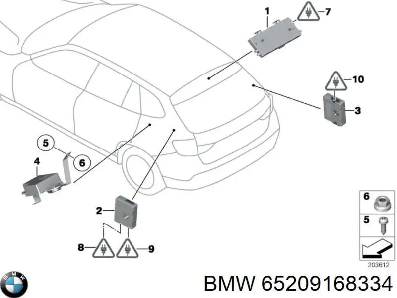  65209168334 BMW