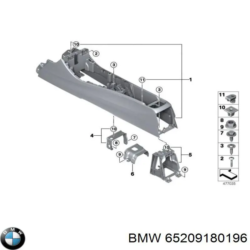  BMW 65209180196 цена, от 2.54 USD