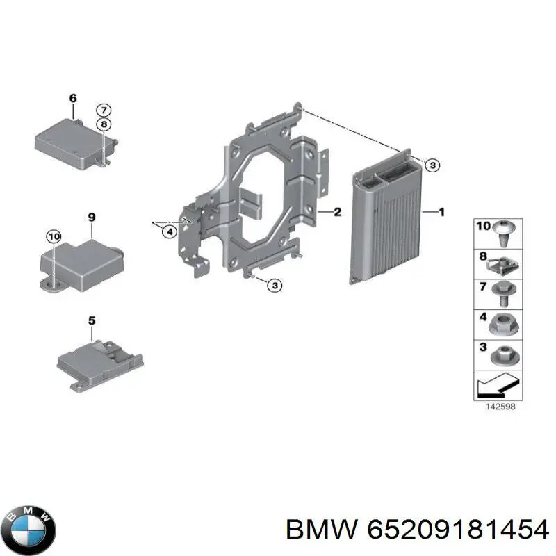  BMW 65209181454 цена, от 10.14 USD