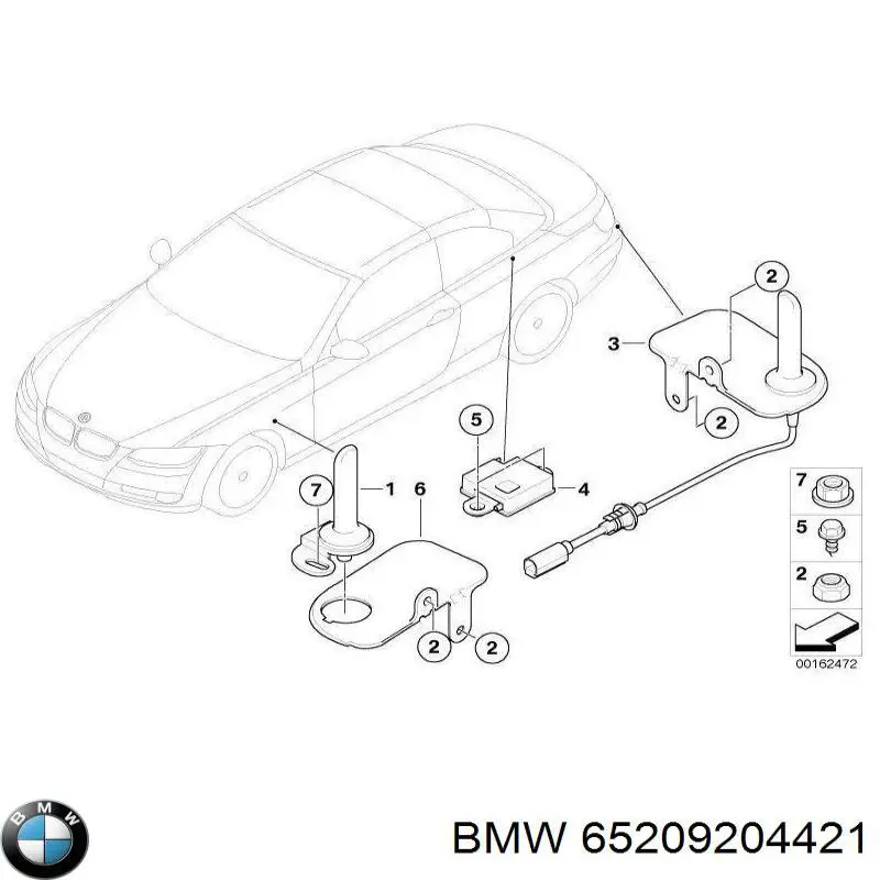 Купить 65209204421 BMW Усилитель сигнала антенны