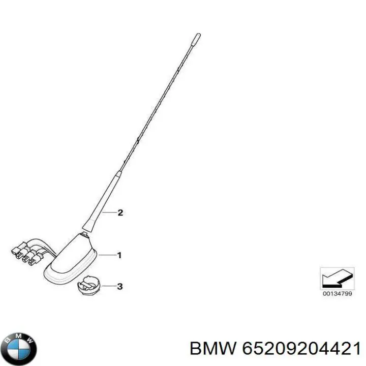 Усилитель сигнала антенны BMW 65209204421 цена, от 10.14 USD