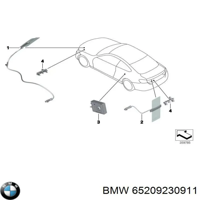 Купить 65209230911 BMW 