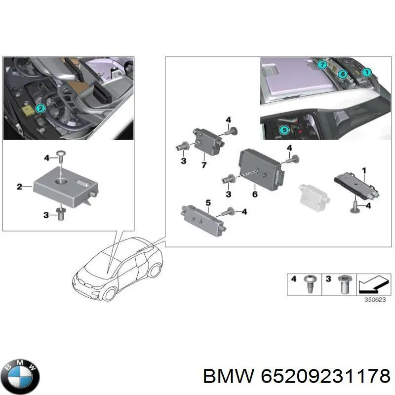  BMW 65209231178 цена, от 9.75 USD