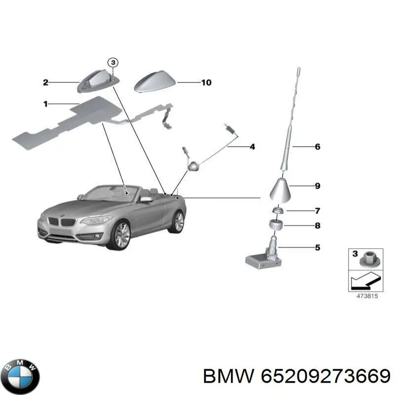  BMW 65209273669 цена, от 16.95 USD