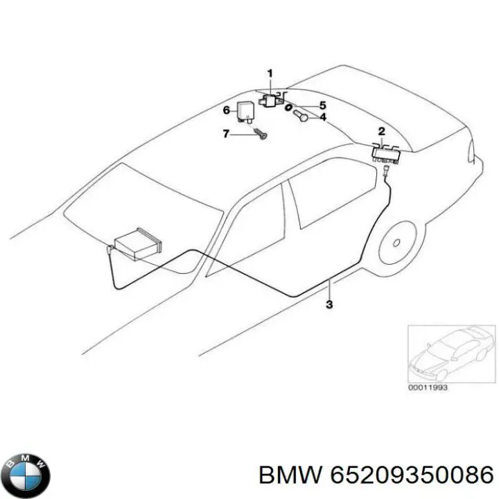 Антенна 65208795961 BMW